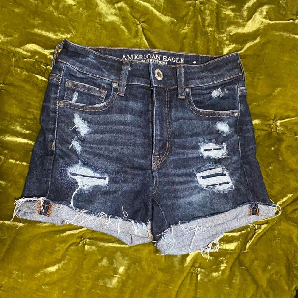American Eagle high rise shortie. Size 4